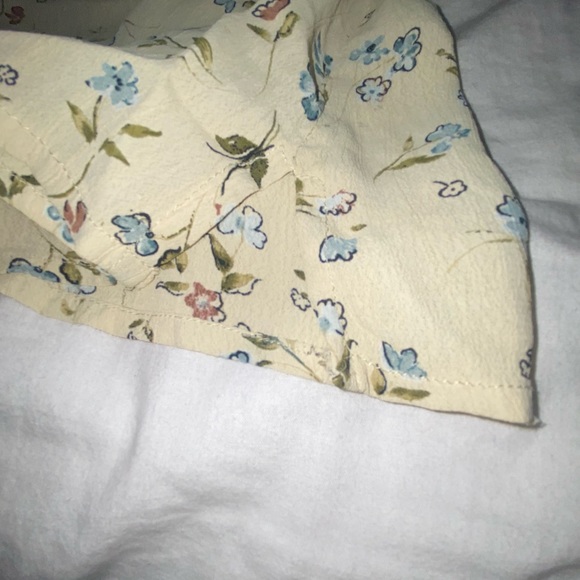 cute floral blue & cream mini dress 💐 - Picture 2 of 3